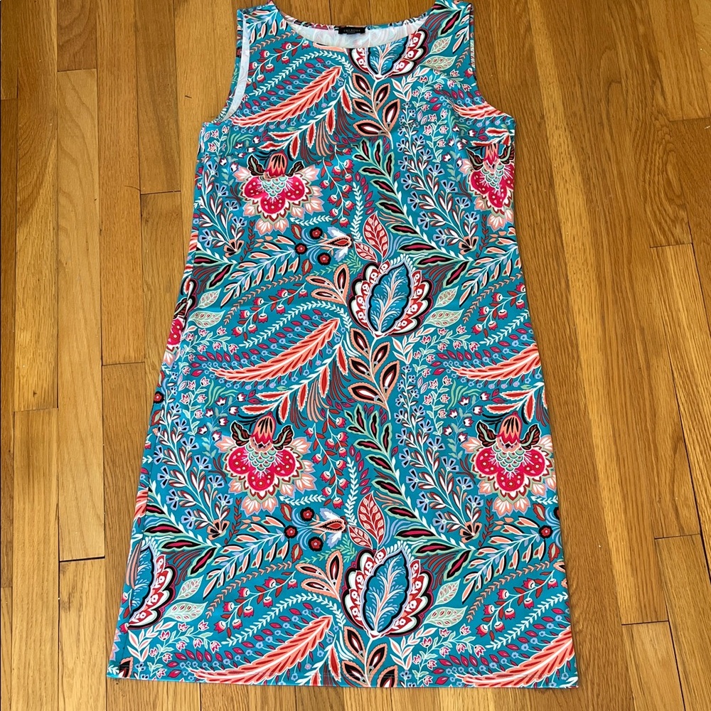 Talbots Multicolor Floral Summer  Dress